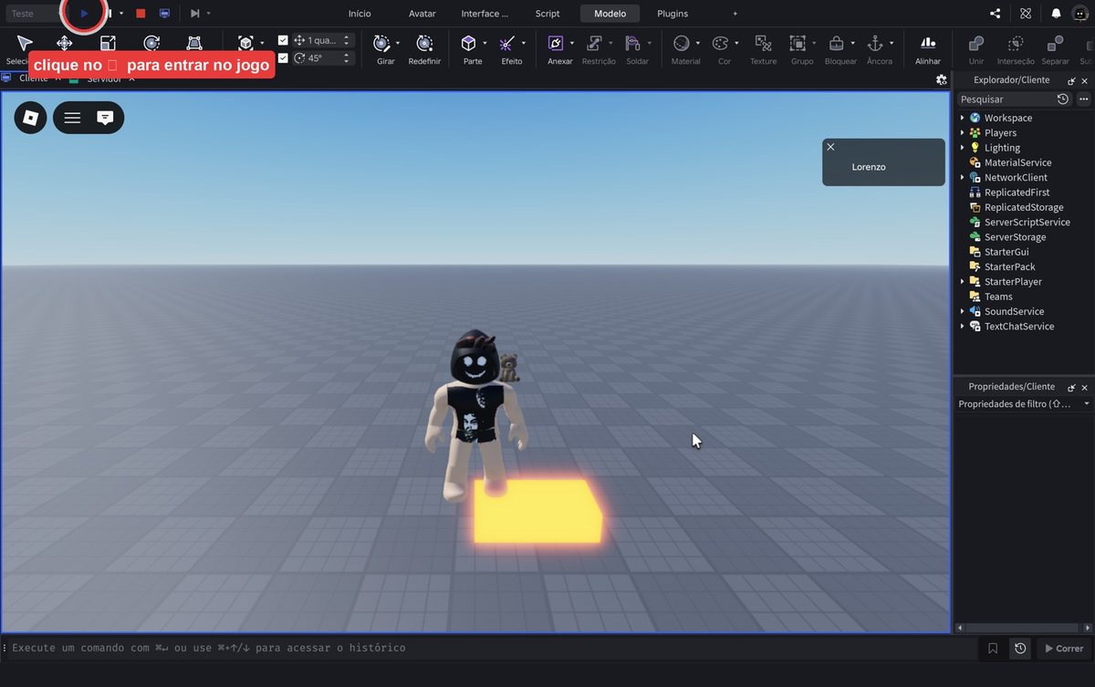 Tela do Roblox Studio no passo 17