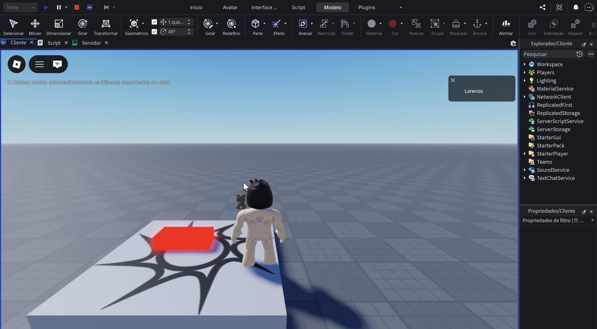Tela do Roblox Studio no passo 17