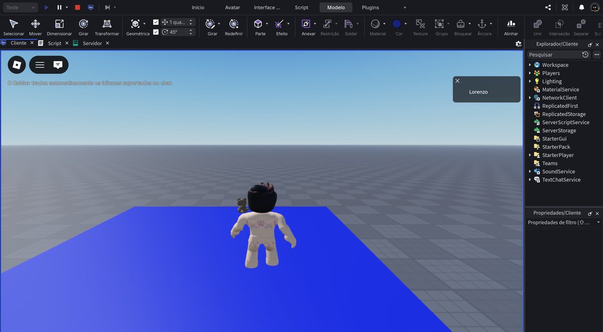 Tela do Roblox Studio no passo 19