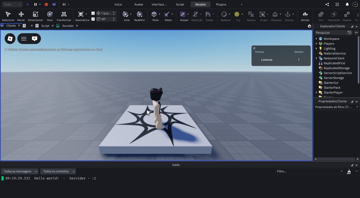Tela do Roblox Studio no passo 18