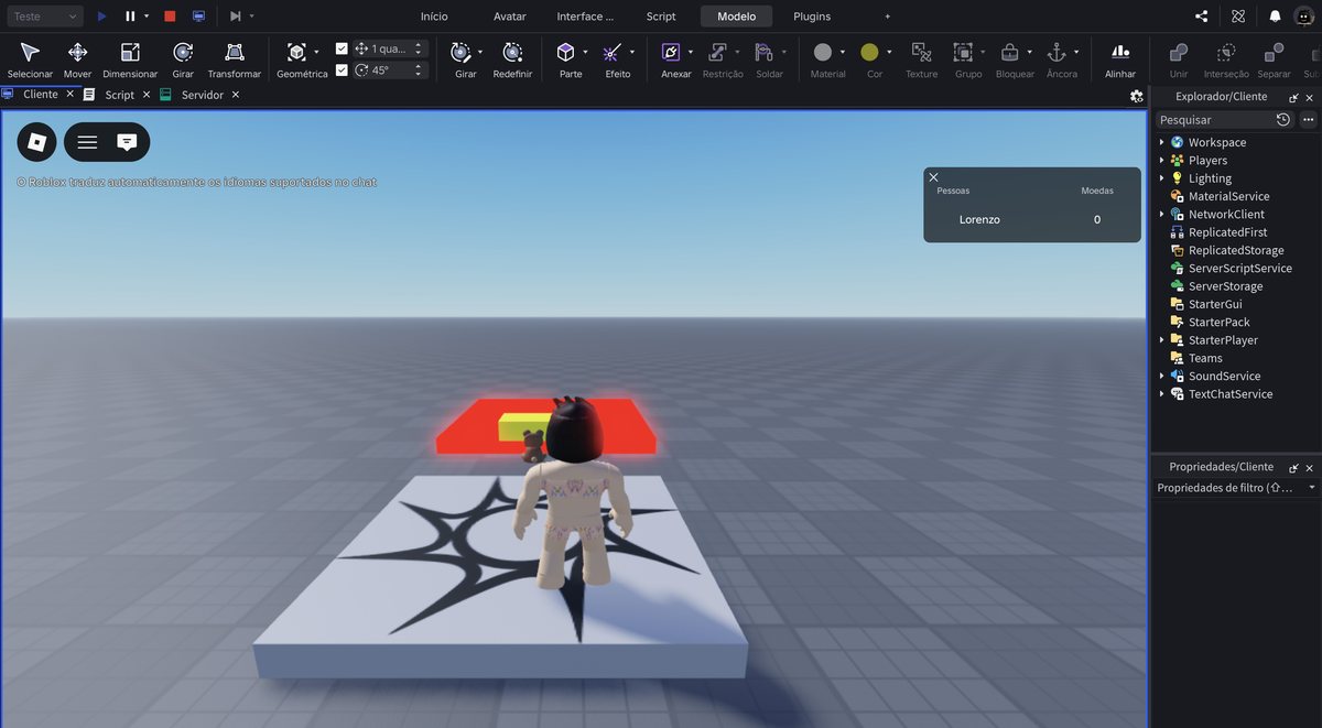 Tela do Roblox Studio no passo 13