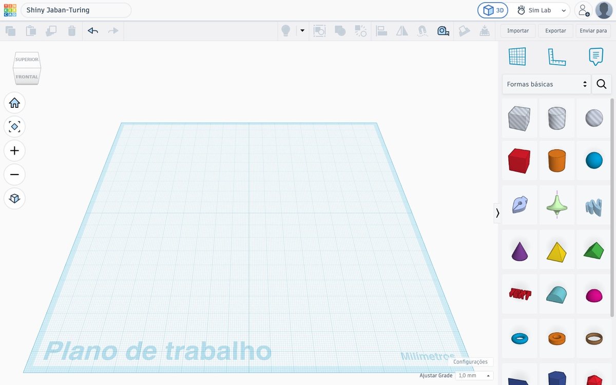 Tela do Tinkercad no passo 4